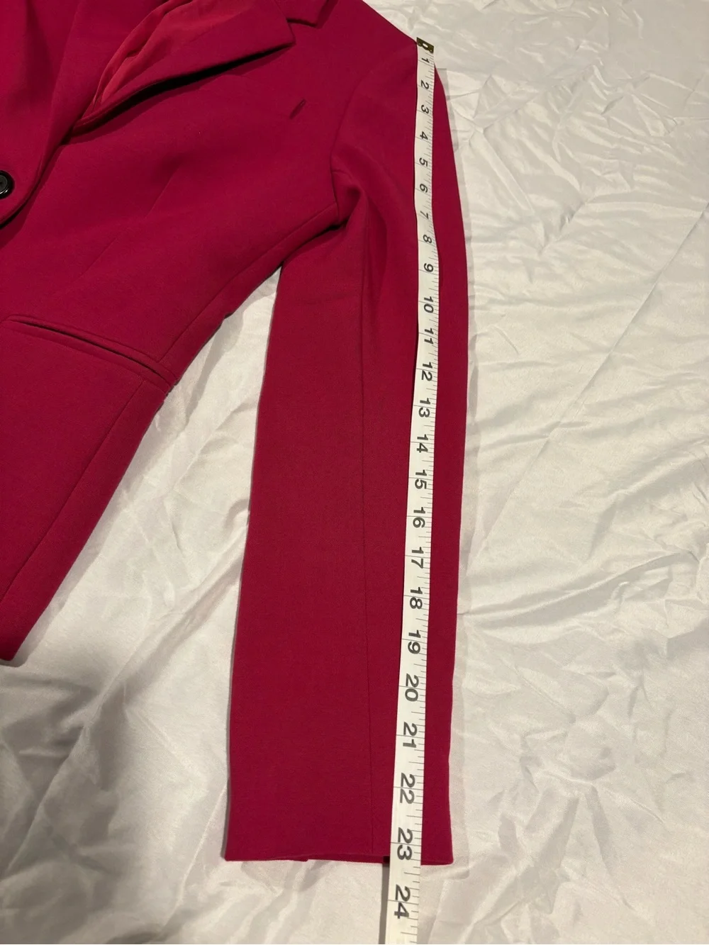 J. Crew Women's Bright Fuchsia Two-Button Blazer